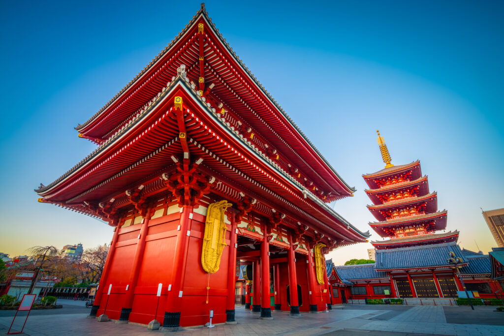 Tokyo - Sensoji-ji, Temple in Asakusa, Japan