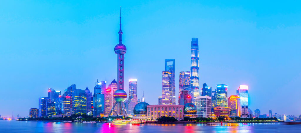 Shanghai Bund night view